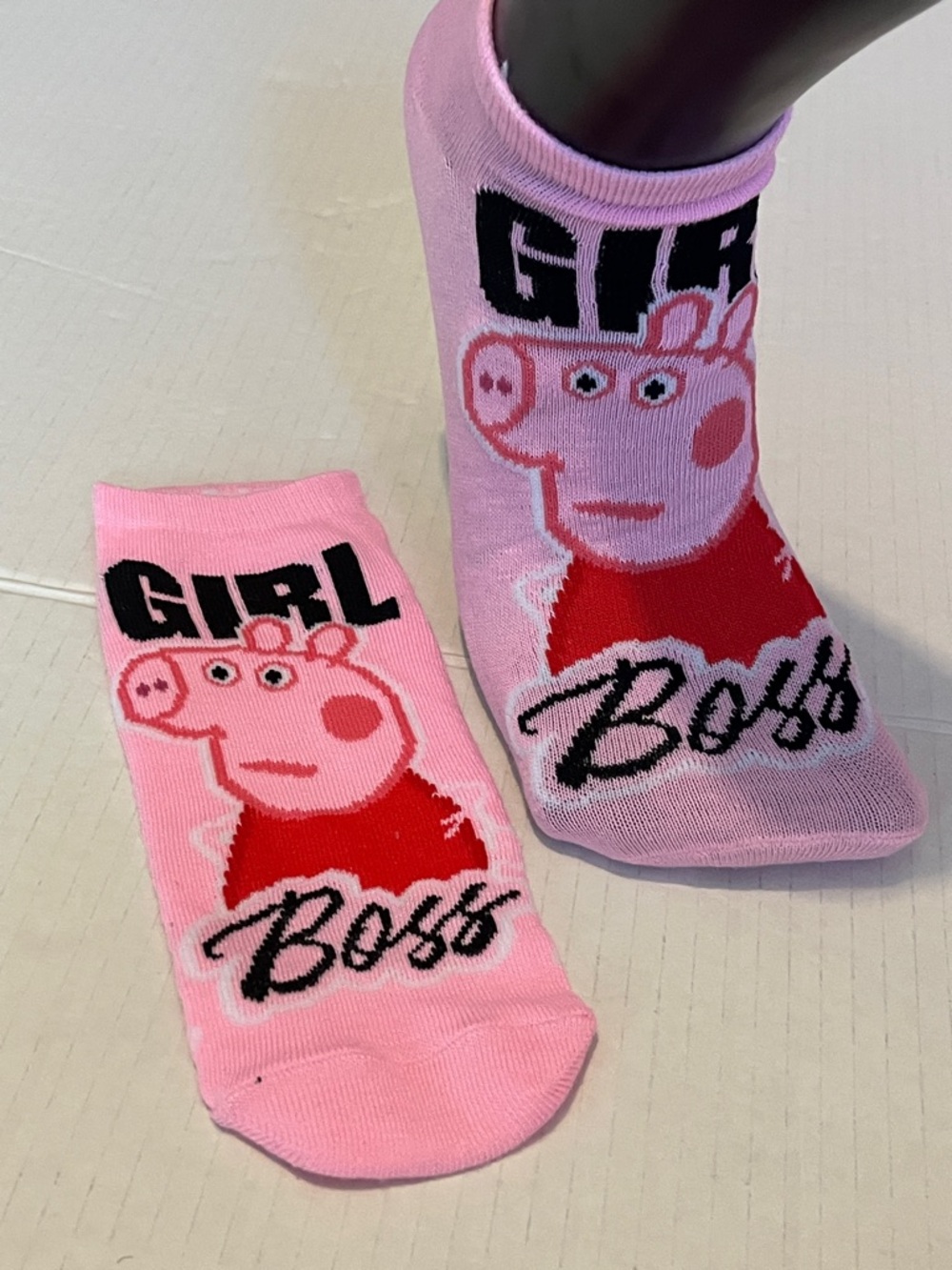 Hasbro Peppa Pig Ankle Socks Pink